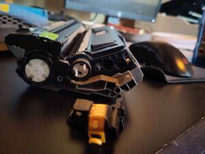 Battery is usually hidden behind the chip