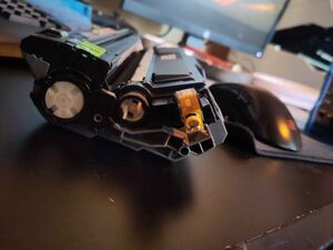 This is where the chip resides