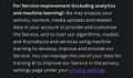 Canva’s privacy policy about AI model training with user data.[5]