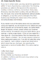 A screenshot of section 20 of the terms of service outlining the mail in cancelation process for customers