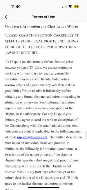 Deco app arbitration clause.png