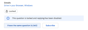 Google Drive folder size issue topic locked.png