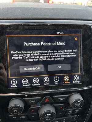 Jeep AD at stop
