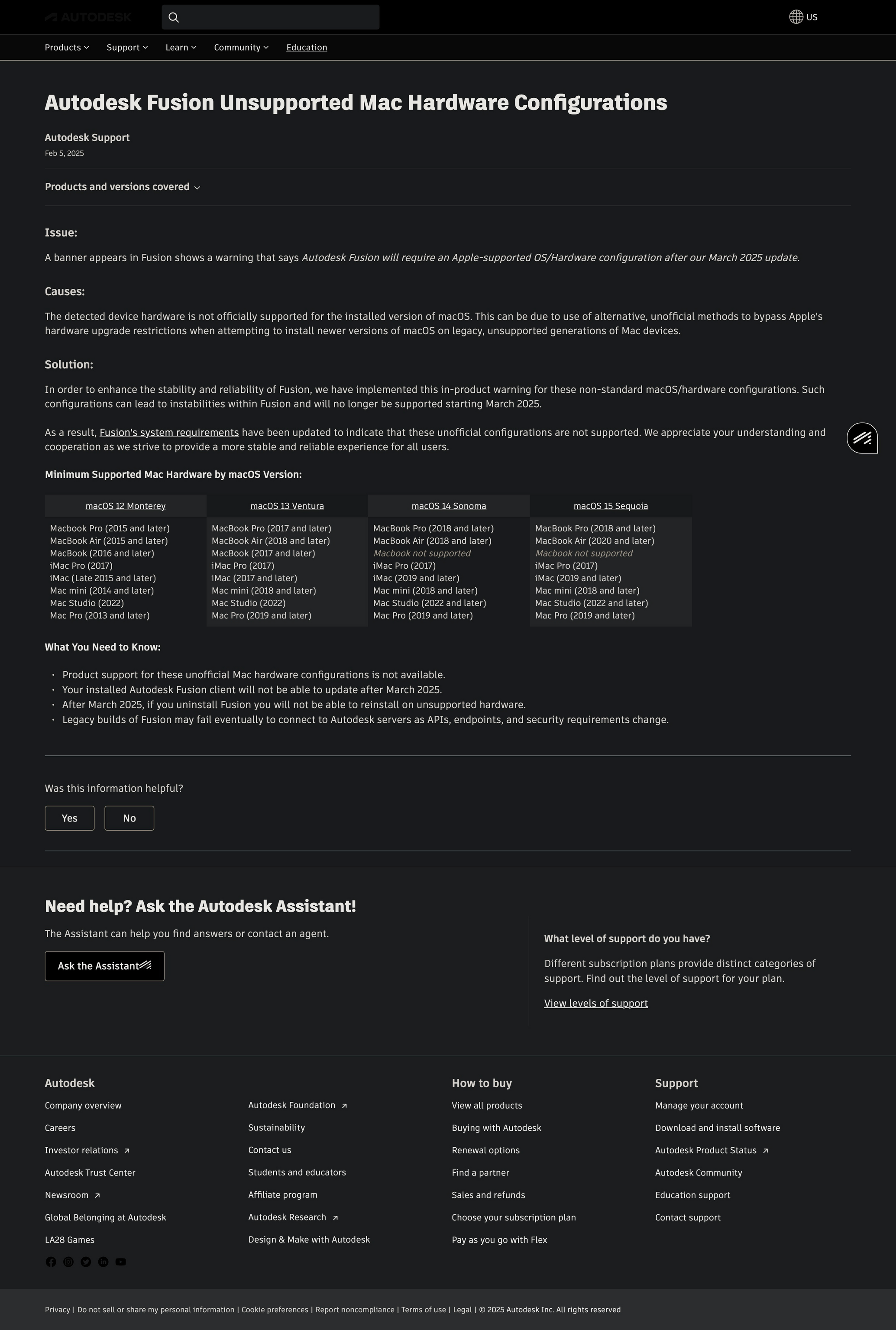 File:Screenshot of support webpage regarding the issue.png