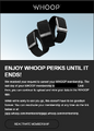 Whoop Subscription Cancellation E-Mail